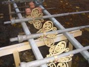 Sandgestrahlte Turmspitzen