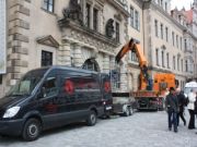 Montage am Dresdner Schloß